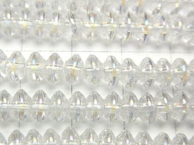 Aqua Crystal Rondelle 6x6x3mm half or 1strand beads (aprx.15inch/38cm)