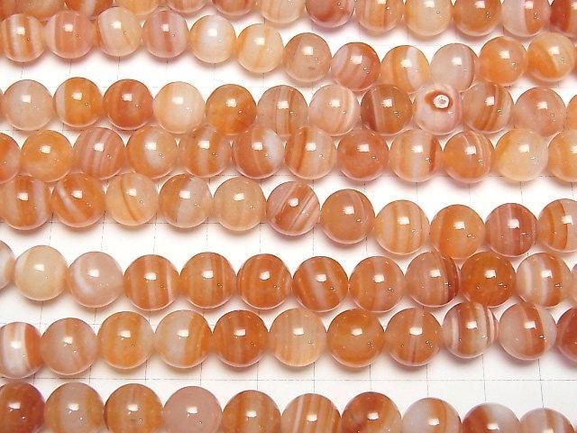 Carnelian,Sardonyx Round 10mm half or 1strand beads (aprx.15inch/36cm)