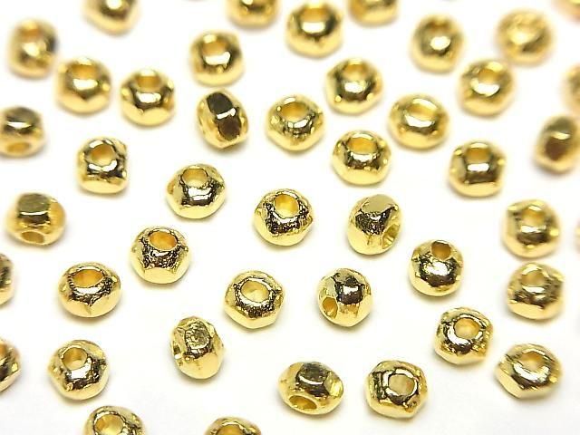 Karen Silver Rondelle 3x3x2.5mm 18KGP 10pcs