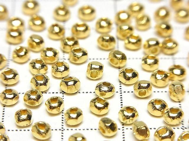 凱倫銀色圓珠 3x3x2.5mm 18KGP 5顆