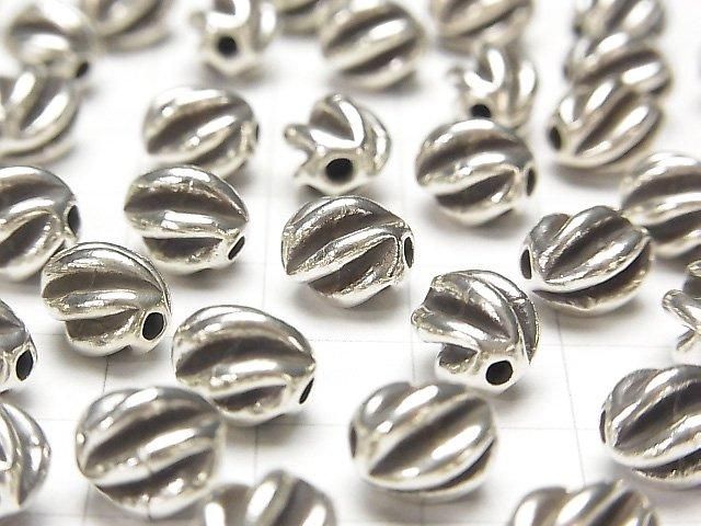 Perle Karen Silver Design 9x8x8mm 1pc