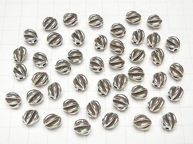 Perle Karen Silver Design 9x8x8mm 1pc