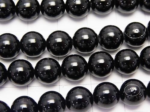 黑電氣石 AAA 圓珠 8mm 半串或一串 (約 15 英寸/37 公分)