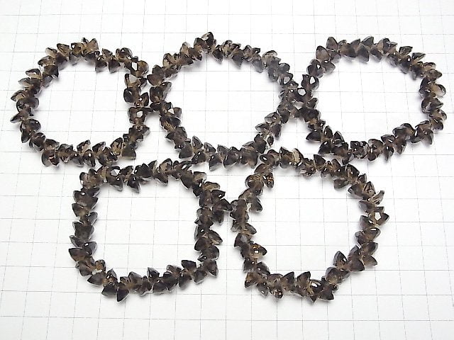 Hohe Qualität Rauchquarz AAA Herzschliff 8 x 8 mm 1/4 Stränge - Armband
