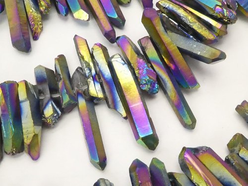 Crystal Quartz, Point Gemstone Beads
