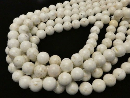 1strand $8.79! Magnesite Round 12mm 1strand beads (aprx.15inch/36cm)