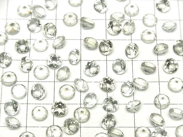 Hochwertiger Grüner Amethyst AAA Lose Stein Rund Facettiert 6x6mm 5 Stück