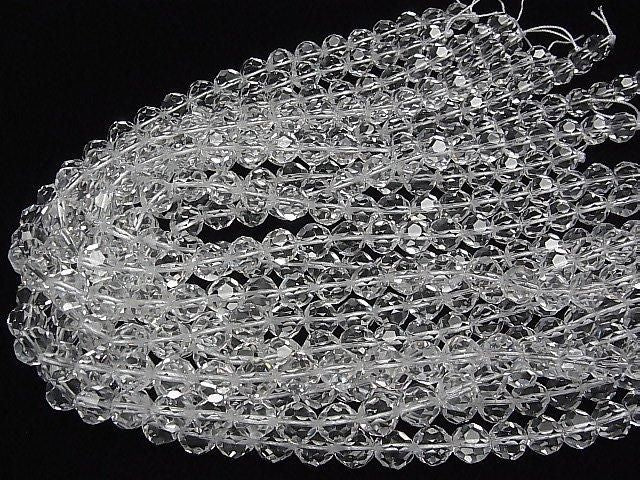 Crystal AAA+ "Buckyball" Faceted Round 10mm 1/4 or 1-strand beads (approx. 15 inches/37 cm)