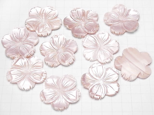 Hochwertige rosa Muschel AAA Blume 40mm 1 Stück 7,79 $!