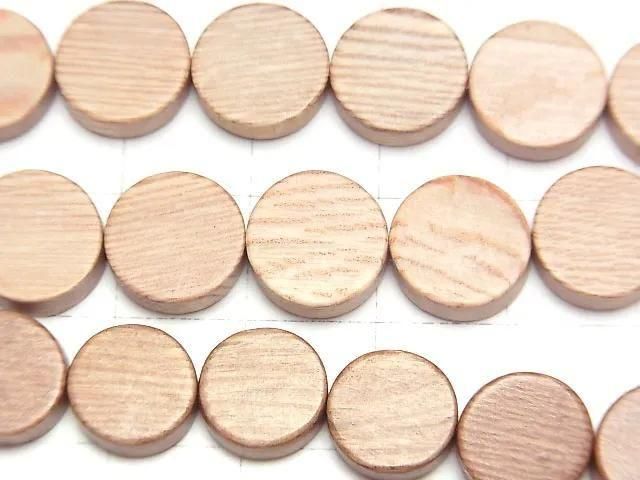 Rosewood Coin 10x10x4mm 1-strand beads (approx. 15 inches/38 cm)