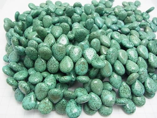 1strand $9.79! Magnesite Turquoise Pear shape 18x13x7mm 1strand beads (aprx.14inch/34cm)