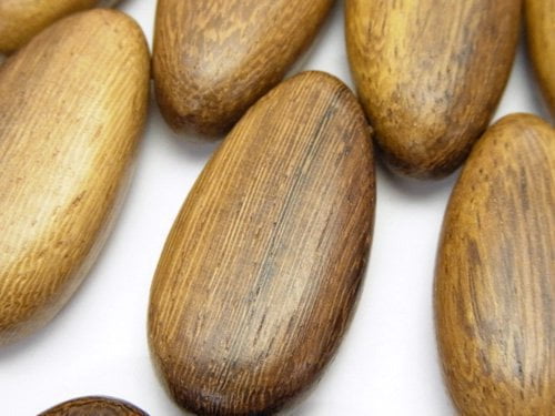 Pear Shape, Wood Beads Natural Beads