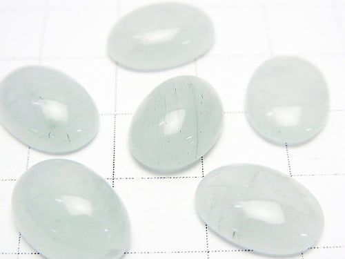 1 Stk $19.99! Milchiger Aquamarin AAA Oval Cabochon 14x10mm 1 Stk