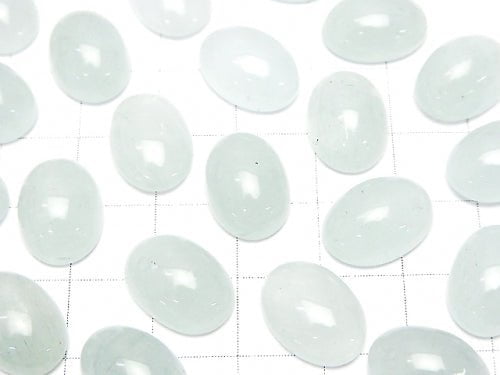 1 Stk $19.99! Milchiger Aquamarin AAA Oval Cabochon 14x10mm 1 Stk