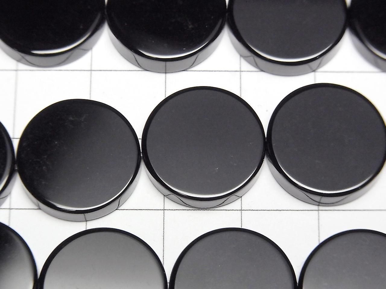 瑪瑙扁平硬幣珠 16x16mm 半串或 1 串(約 15 英寸/36 公分)