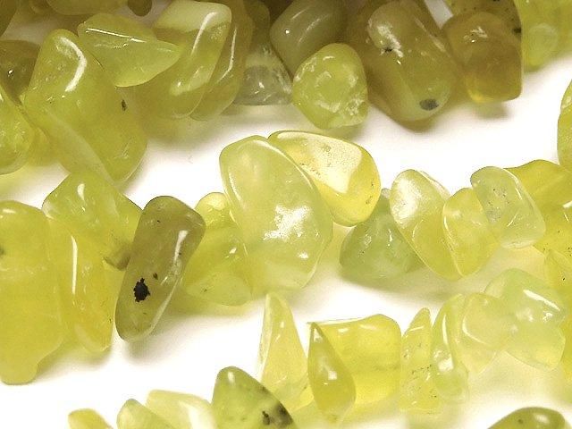 Olive Jade AA Chips (Small Nugget) 1strand beads (aprx.31inch/78cm)