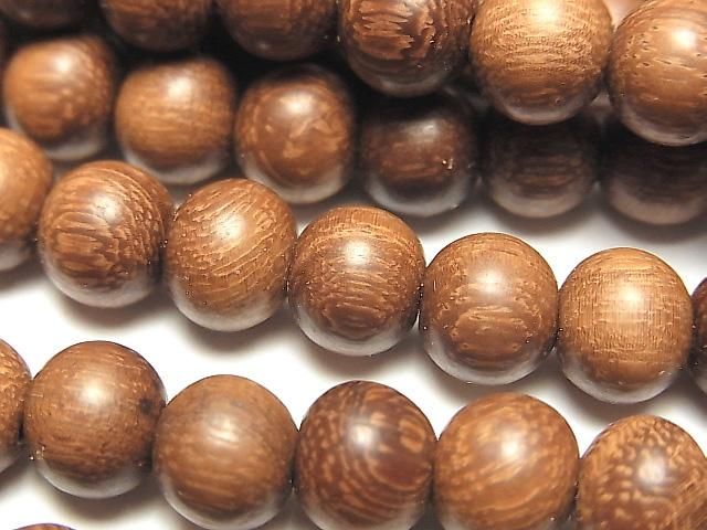 Wood Beads Semi Round 8mm 1strand beads (aprx.15inch/38cm)