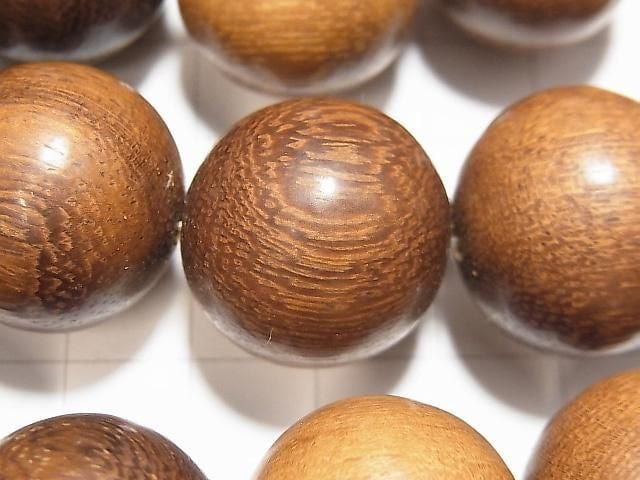 Wood Beads Round 20mm 1strand beads (aprx.15inch/37cm)