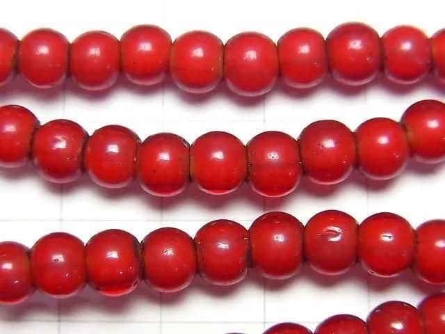Indische weiße Herzperlen 6x6x5mm 1-Strang-Perlen (ca. 24 Zoll/60 cm)