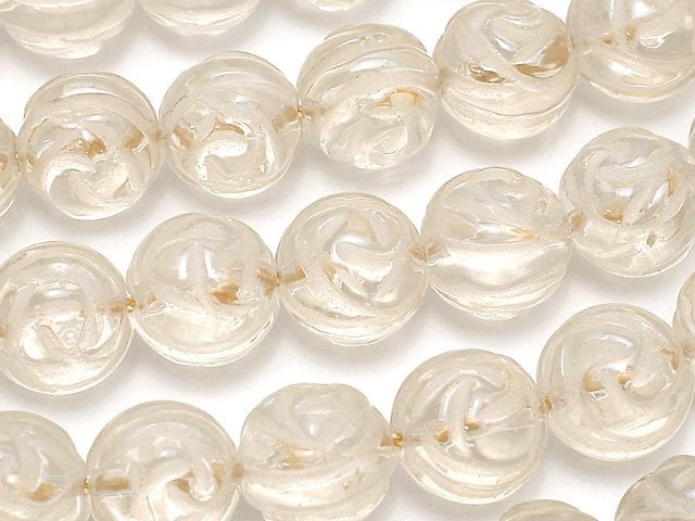 Champagne Quartz, Rose, Round Gemstone Beads