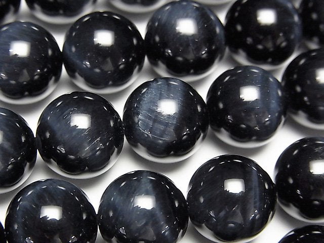 High quality Natural color Blue Tiger's Eye AAA Round 12mm half or 1strand beads (aprx.15inch/36cm)
