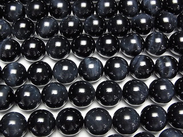 High quality Natural color Blue Tiger's Eye AAA Round 12mm half or 1strand beads (aprx.15inch/36cm)