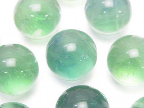 Grüner Fluorit AAA- - AA++ Kugel Rund 20mm 1 Stück