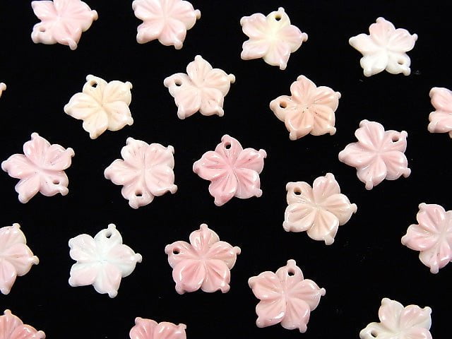 Königin Conch-Schale AAA Blumen-Schnitzerei 10 mm 2 Stück 4,79 $!