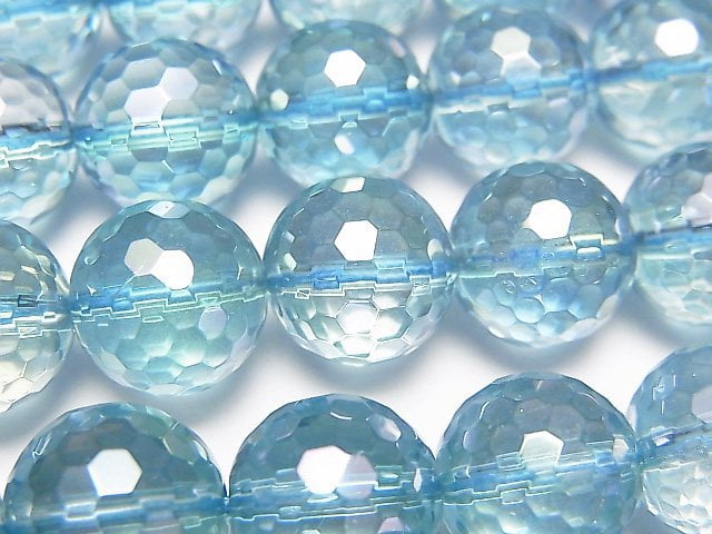 Faceted Round, Flash Crystal Gemstone Beads