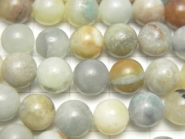 1strand $4.79! Mix Amazonite Round 8mm 1strand (aprx.15inch / 36cm)