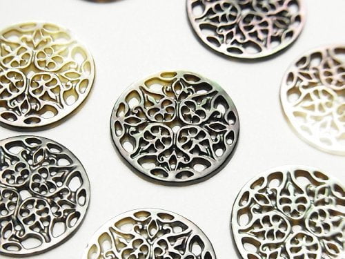 Coin, Mother of Pearl (Shell Beads), Watermark Pearl & Shell Beads