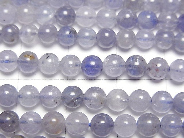 坦桑石 AA+ 圓珠 4mm 半串或一串 (約15英吋/37公分)