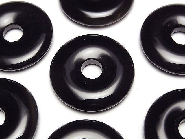 Onyx Münze (Donut) 30x30x5mm 2 Stk