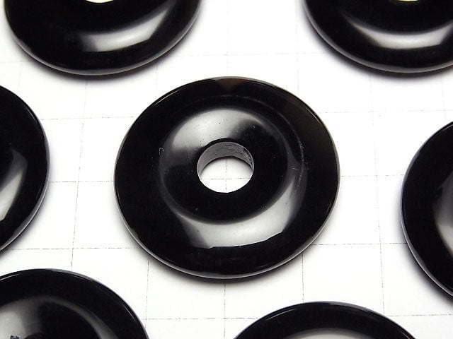 Onyx Münze (Donut) 30x30x5mm 2 Stk