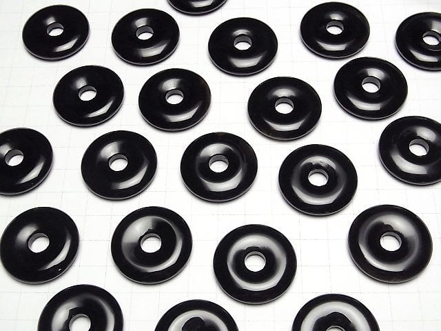 Onyx Münze (Donut) 30x30x5mm 2 Stk
