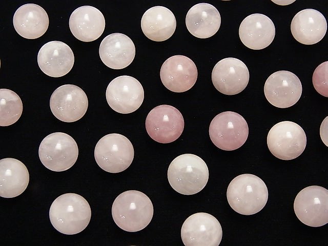 Rosenquarz AAA Unbohrter Runde 10mm 10 Stück