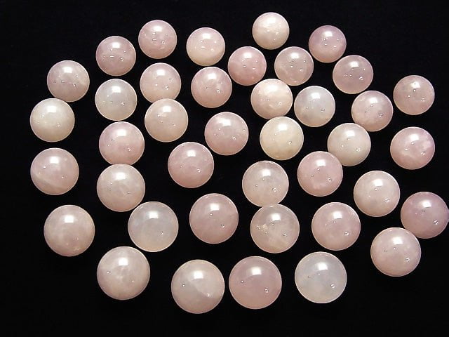 Rosenquarz AAA- Kugel, Runde 12mm 5 Stück