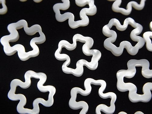 Cross, Mother of Pearl (Shell Beads) Pearl & Shell Beads