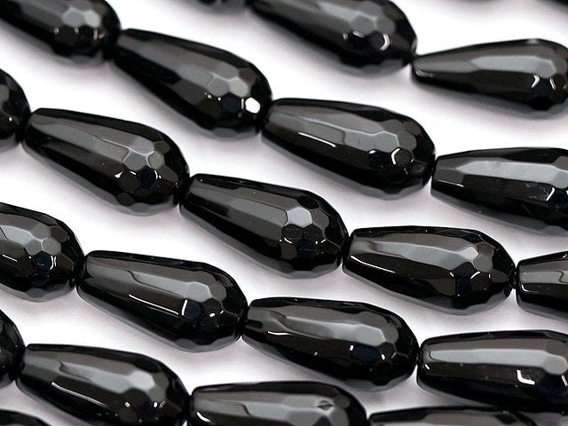 Drop, Onyx Gemstone Beads