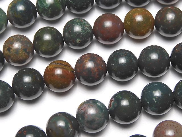 1strand $7.79! Bloodstone Round 8mm 1strand beads (aprx.15inch/38cm)