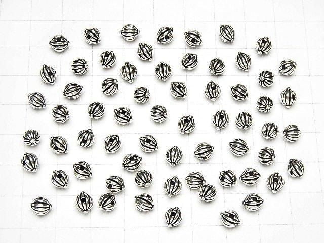 Silver 925 Design Beads 6x5x5mm 2pcs