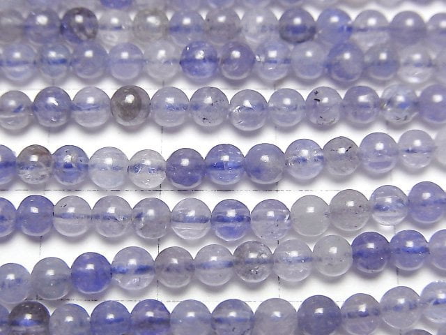 坦桑石AA+ 圓珠3mm 一串珠 (約15英吋/37公分)