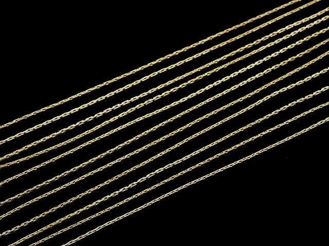 14KGF Beading Chain 0.6mm 10cm