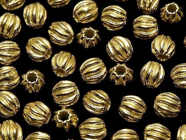 Silver925 Design Round 4mm 18KGP 2pcs