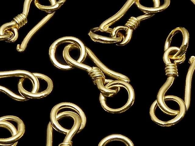 Silver925 U Hook with Jump Ring 18KGP 1pc