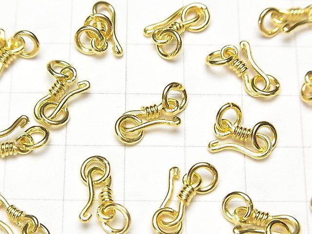 U Hook 10x4mm 18KGP 2pcs with Silver925 Jump Ring