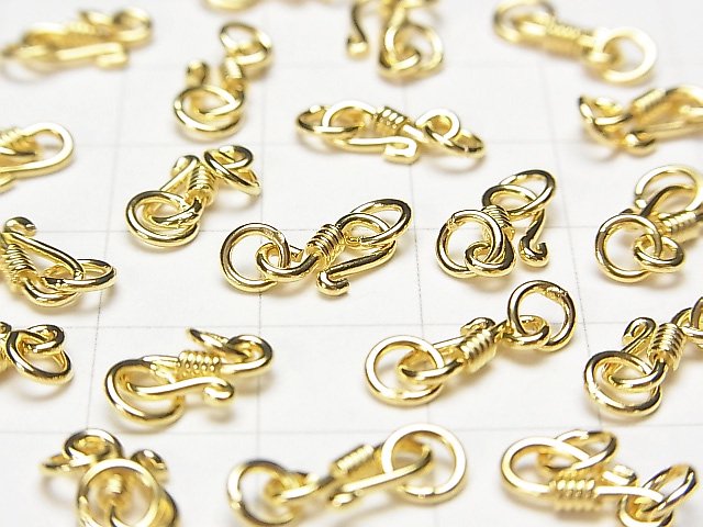 U Hook 9x5mm 18KGP 2pcs with Silver925 Jump Ring