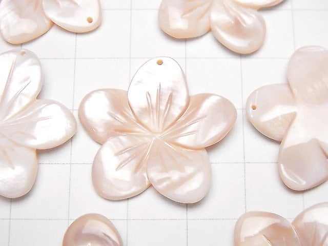 Hochwertige Rosa Muschel AAA Blume 27mm 1Stück $5.79