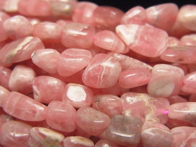 Argentinien Rhodochrosit AA Nugget 1Strang Perlen (ca. 37 cm)