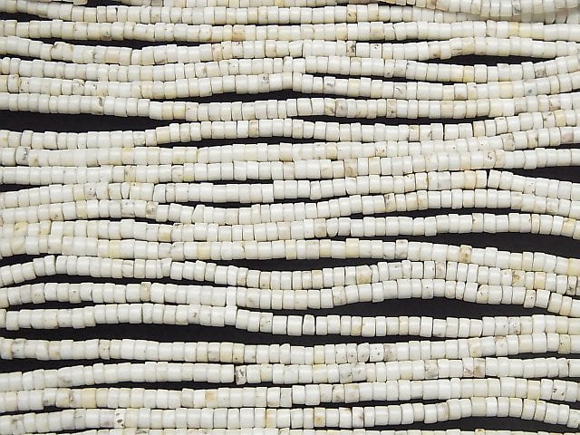Magnesite Rondelle (Heishi )3x3x2mm 1strand beads (aprx.15inch/36cm)